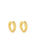 1 Pair Streetwear Solid Color Plating Copper Hoop Earrings main image 6