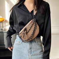 Women's Streetwear Solid Color Pu Leather Waist Bags main image 1