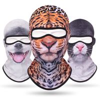 Sweat-absorbent Quick-drying Breathable Mask Men's And Women's Outdoor Cycling Bicycle Sun-proof Headgear Cute Pet Head Cover Animal Scarf main image 4