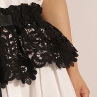 Elegant Flower Woven Fabric Women's Corset Belts main image 2