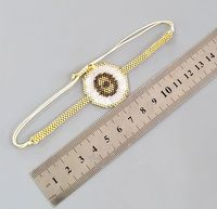 Ethnic Style Devil's Eye Glass Rope Beaded Knitting Unisex Bracelets main image 7