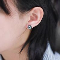 1 Pair Simple Style Commute Geometric Plating Sterling Silver Ear Studs main image 3