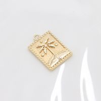 Simple Style Star Moon Heart Shape Copper Plating Inlay Zircon Charms sku image 6