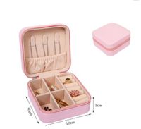 Classic Style Solid Color Pu Leather Wholesale Jewelry Boxes sku image 1