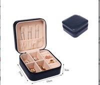Classic Style Solid Color Pu Leather Wholesale Jewelry Boxes sku image 5