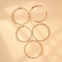 Simple Style Geometric Alloy Plating Women's Bracelets main image 5