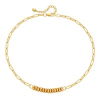 Klassischer Stil Geometrisch Herzform Kupfer Irregulär Überzug Kette Vergoldet Halskette Mit Anhänger main image 5