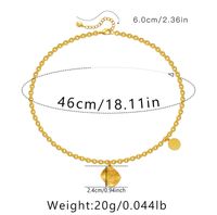 Klassischer Stil Geometrisch Herzform Kupfer Irregulär Überzug Kette Vergoldet Halskette Mit Anhänger sku image 3