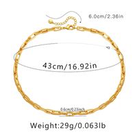 Klassischer Stil Geometrisch Herzform Kupfer Irregulär Überzug Kette Vergoldet Halskette Mit Anhänger sku image 13