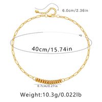 Klassischer Stil Geometrisch Herzform Kupfer Irregulär Überzug Kette Vergoldet Halskette Mit Anhänger sku image 2