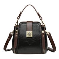 Women's Medium All Seasons Pu Leather Vintage Style Handbag sku image 1