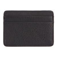 Unisex Solid Color Leather Open Card Holders sku image 1