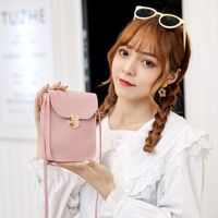 Women's Small Pu Leather Solid Color Streetwear Square Crossbody Bag main image 5