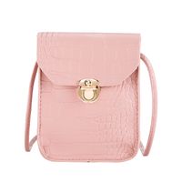 Femmes Petit Faux Cuir Couleur Unie Vêtement De Rue Carré Sac Bandoulière sku image 2