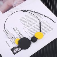 Vacation Simple Style Round Plastic Resin Wholesale Sweater Chain sku image 4