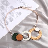 Casual Round Plastic Resin Wholesale Sweater Chain main image 6