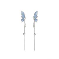 1 Pair Korean Style Butterfly Alloy Drop Earrings main image 2