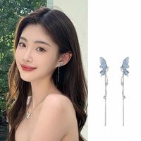1 Pair Korean Style Butterfly Alloy Drop Earrings main image 1