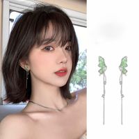 1 Pair Korean Style Butterfly Alloy Drop Earrings sku image 2