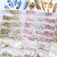Simple Style Square Glass Nail Decoration Accessories 1 Set main image 5