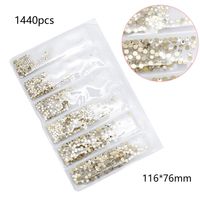 Simple Style Square Glass Nail Decoration Accessories 1 Set sku image 2