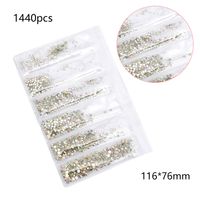 Simple Style Square Glass Nail Decoration Accessories 1 Set sku image 6