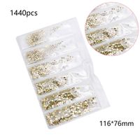 Simple Style Square Glass Nail Decoration Accessories 1 Set sku image 4