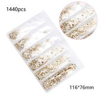 Simple Style Square Glass Nail Decoration Accessories 1 Set sku image 14