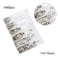Simple Style Square Glass Nail Decoration Accessories 1 Set sku image 12