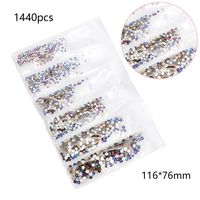 Simple Style Square Glass Nail Decoration Accessories 1 Set sku image 10