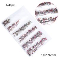 Simple Style Square Glass Nail Decoration Accessories 1 Set sku image 15