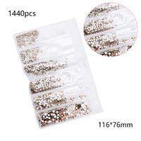 Simple Style Square Glass Nail Decoration Accessories 1 Set sku image 16