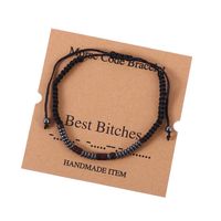 Wholesale Jewelry Retro Round Iron Stone Beaded Bracelets sku image 11