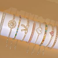Simple Style Square Copper Inlay Zircon Bracelets main image 5