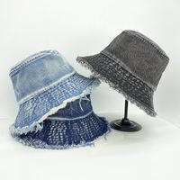 Women's Casual Simple Style Solid Color Wide Eaves Bucket Hat main image 6