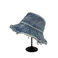 Women's Casual Simple Style Solid Color Wide Eaves Bucket Hat main image 3