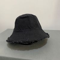 Unisex Casual Korean Style Solid Color Flat Eaves Bucket Hat main image 4