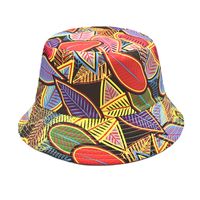 Unisex Fashion Geometric Printing Flat Eaves Bucket Hat sku image 31