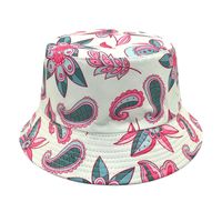 Women's Fashion Geometric Printing Flat Eaves Bucket Hat sku image 56