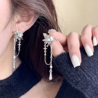1 Pair Korean Style Heart Shape Alloy Drop Earrings main image 5