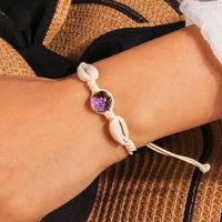 Vacation Solid Color Shell Braid Women's Bracelets main image 5