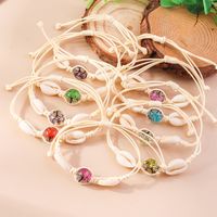 Vacation Solid Color Shell Braid Women's Bracelets main image 1