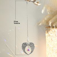 New Simple Wings Crystal Wind Chime Ornament main image 5