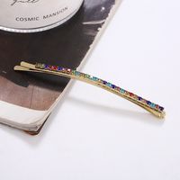 Style Simple Couleur Unie Alliage Incruster Strass Pince À Cheveux sku image 8