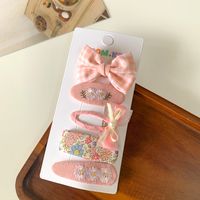Mädchen Süß Bogenknoten Gänseblümchen Tuch Flechten Haarklammer sku image 6