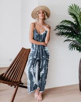 Women's Daily Fashion Color Block Full Length Printing Jumpsuits main image 2