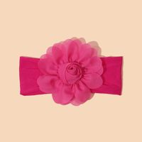 Sweet Simple Style Flower Polyester Hair Band sku image 1