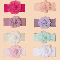 Sweet Simple Style Flower Polyester Hair Band main image 1