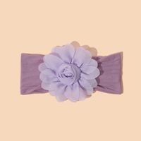 Sweet Simple Style Flower Polyester Hair Band sku image 4