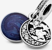 Casual Simple Style Star Moon Sterling Silver Plating Inlay Zircon Jewelry Accessories main image 2